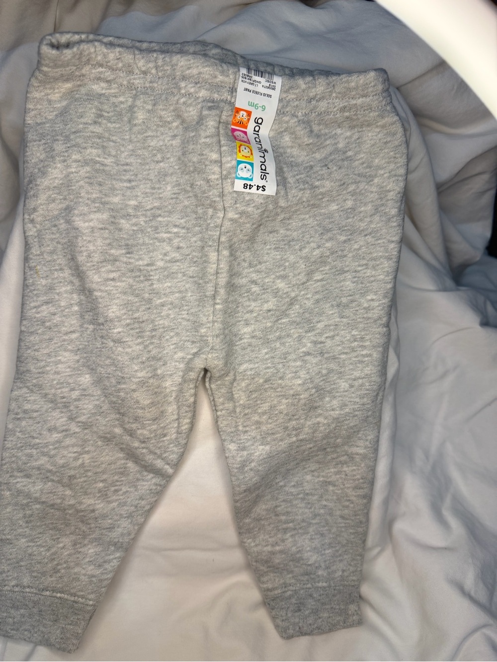 Garanimals Light Gray Baby Sweatpants - Soft Everyday Joggers
